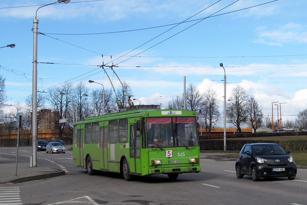 Каунас, Škoda 14Tr13/6 № 345