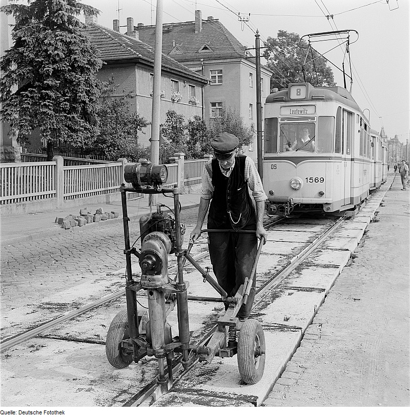 Drezda, Gotha T57 — 1569; Drezda — Old photos (tram)
