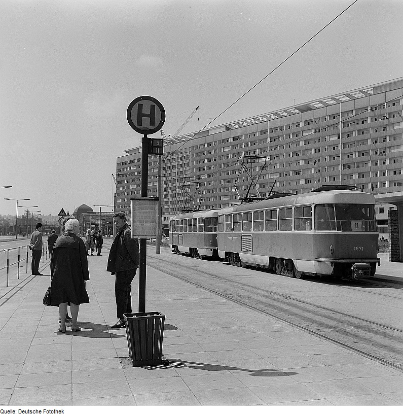 Dresden, Tatra T4D Br. 1971; Dresden — Old photos (tram)