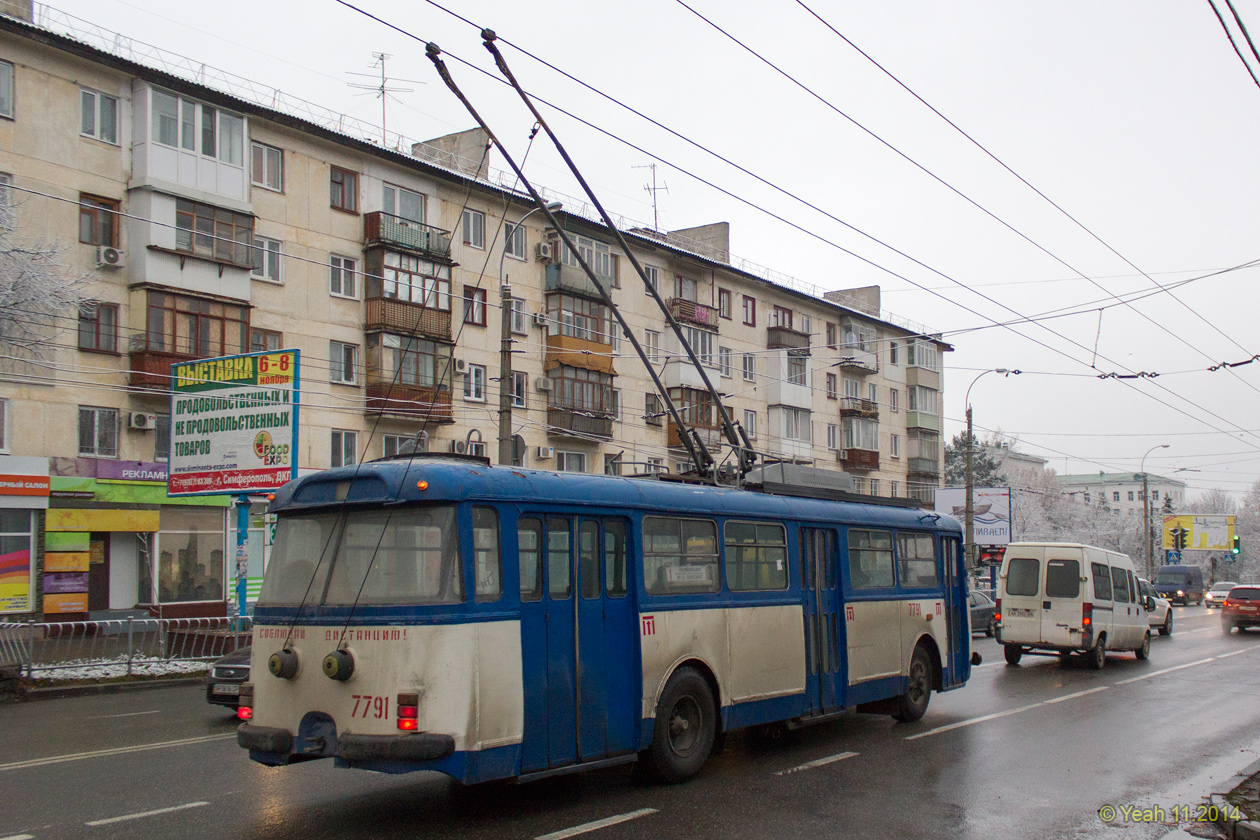 Крымский троллейбус, Škoda 9TrH29 № 7791