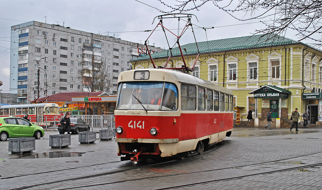 Донецк, Tatra T3SU № 4141