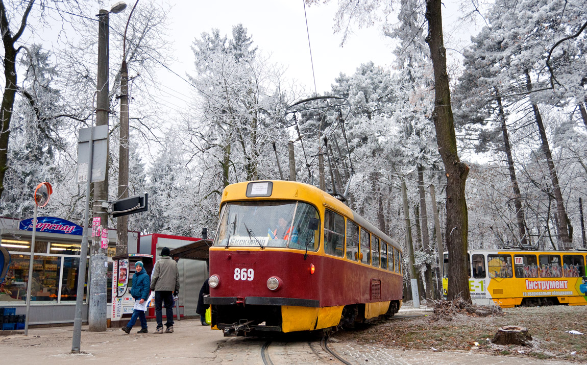 Львов, Tatra T4SU № 869