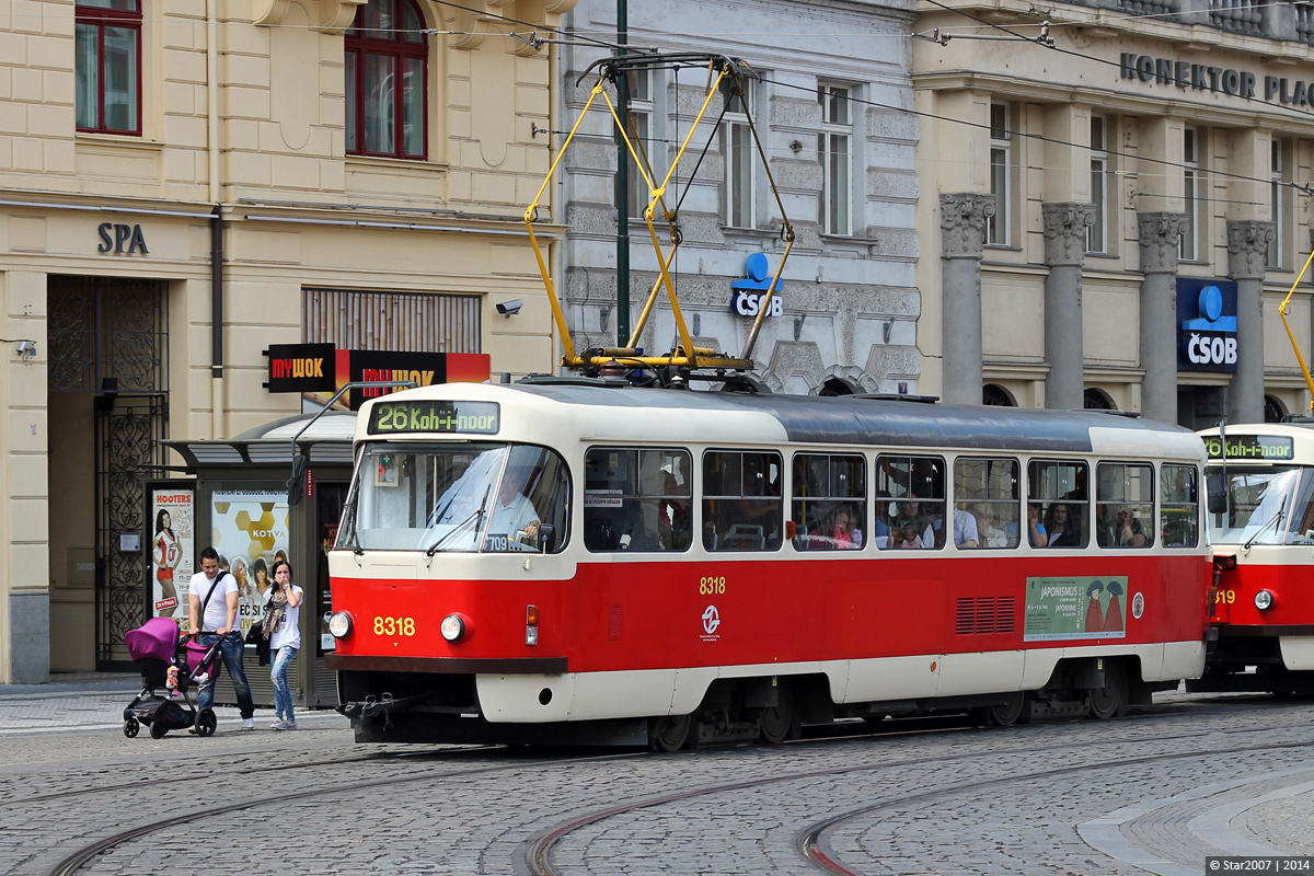 Praga, Tatra T3R.P Nr 8318
