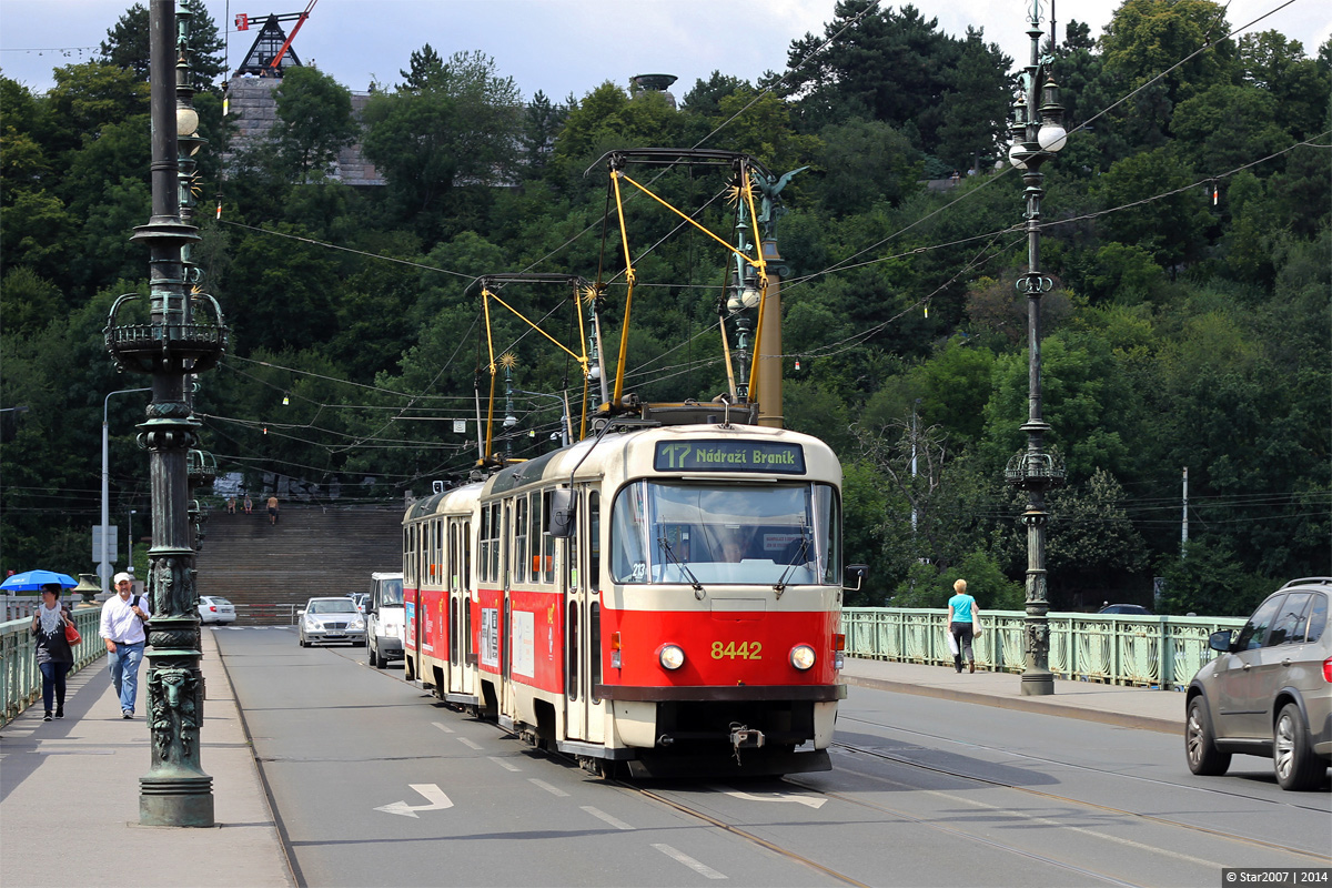 Прага, Tatra T3R.P № 8442