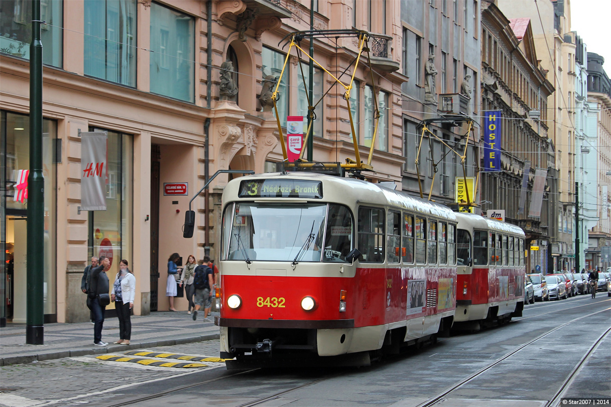 Прага, Tatra T3R.P № 8432