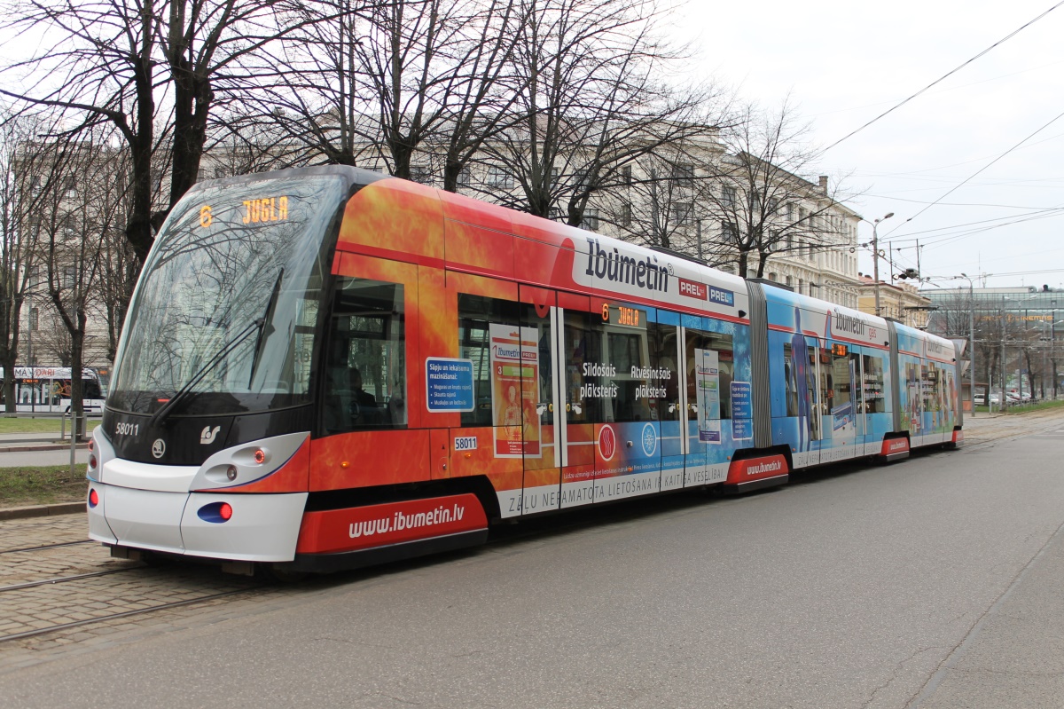 Riika, Škoda 15T1 ForCity Alfa Riga # 58011