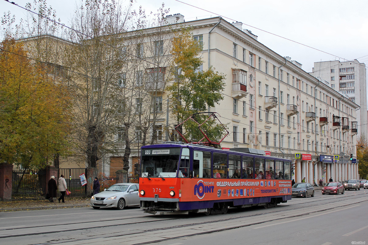 Yekaterinburg, Tatra T6B5SU # 376