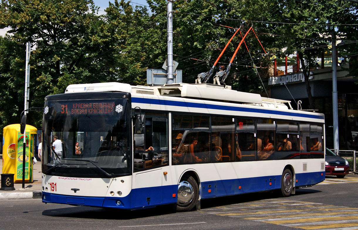 Краснодар, СВАРЗ-МАЗ-6275 № 191