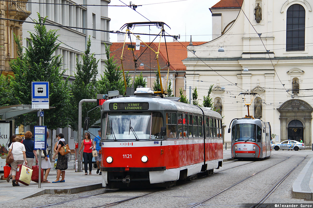 Брно, Tatra K2YU № 1121