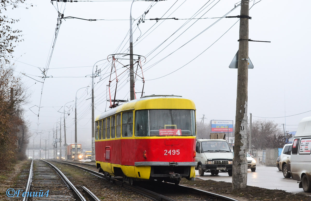 Volgográd, Tatra T3SU (2-door) — 2495