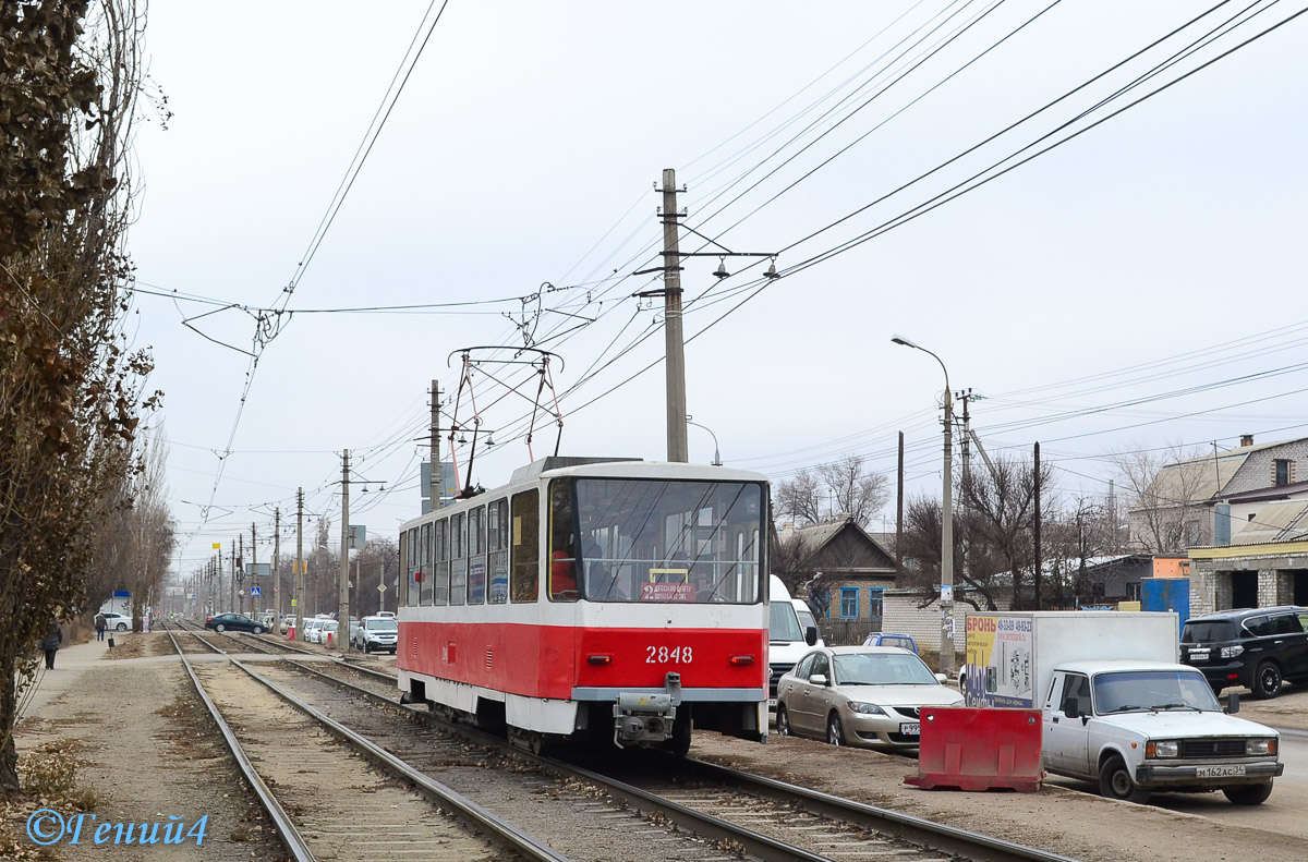 Волгоград, Tatra T6B5SU № 2848 Волгоград, Tatra T6B5SU № 2848
