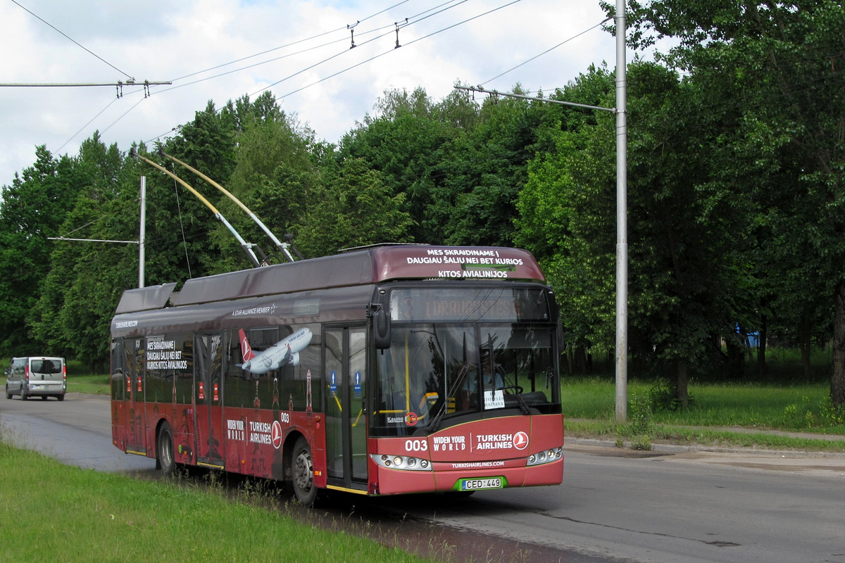 Каунас, Solaris Trollino III 12 AC № 003