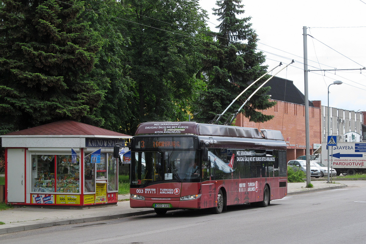 Каунас, Solaris Trollino III 12 AC № 003