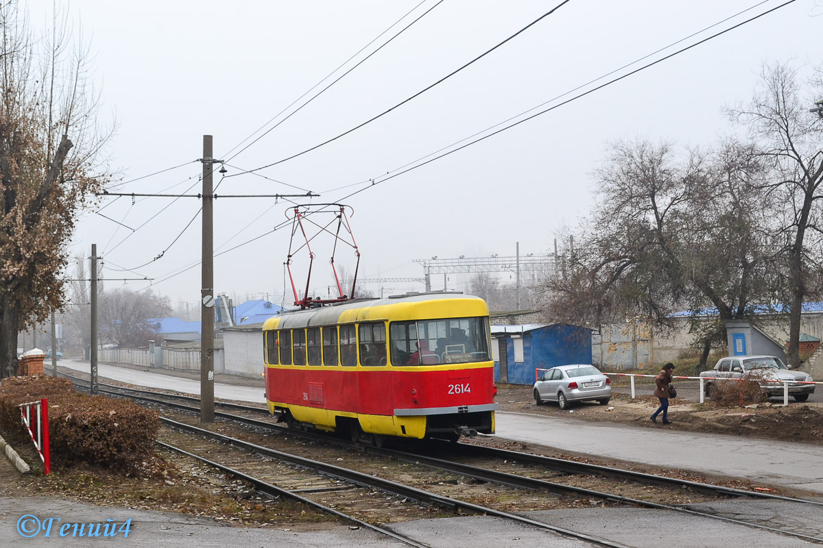 Волгоград, Tatra T3SU (двухдверная) № 2614