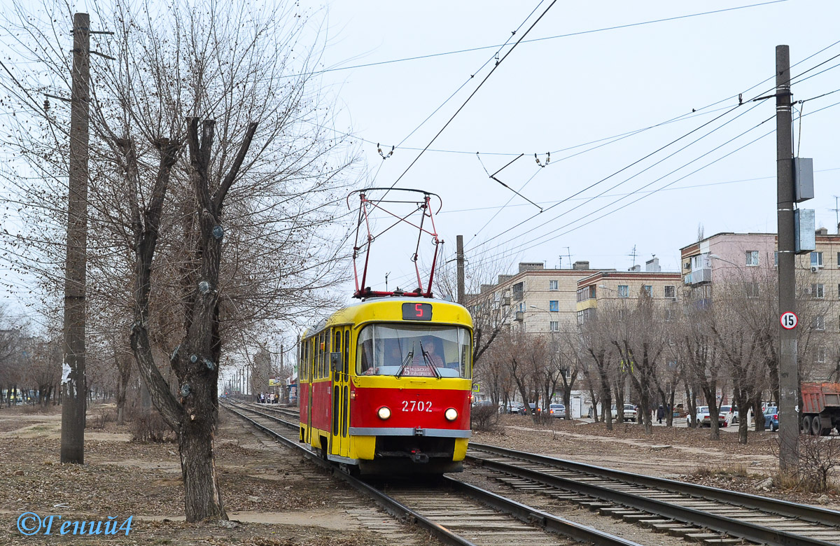 Volgograd, Tatra T3SU № 2702