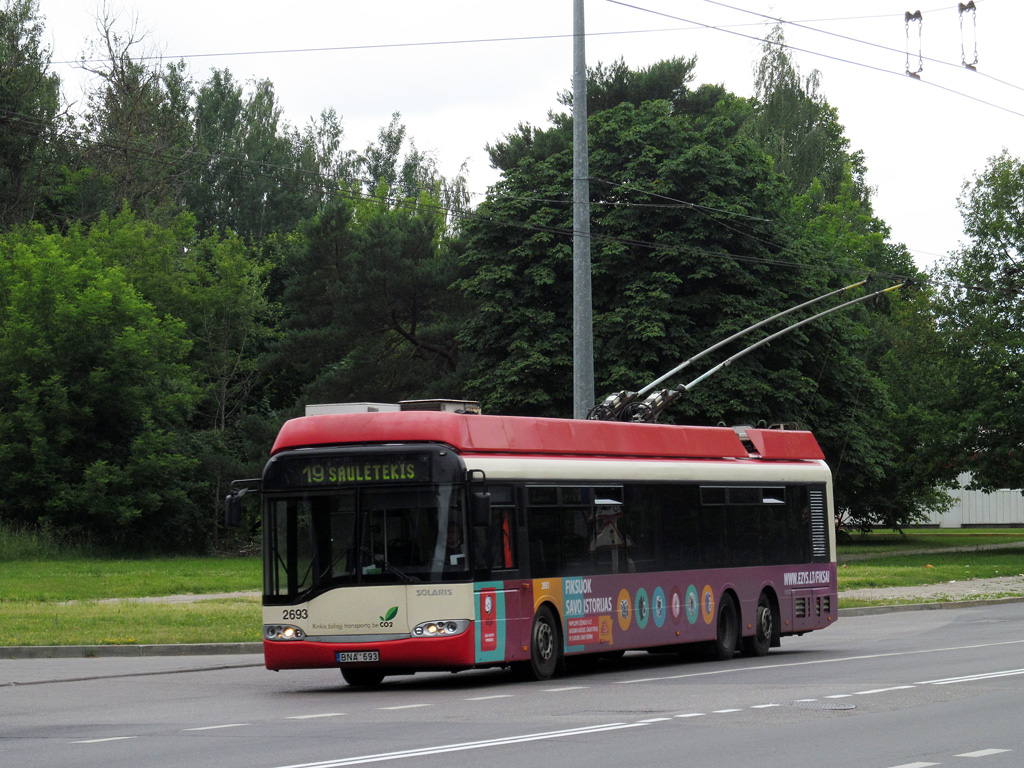 Вильнюс, Solaris Trollino II 15 AC № 2693
