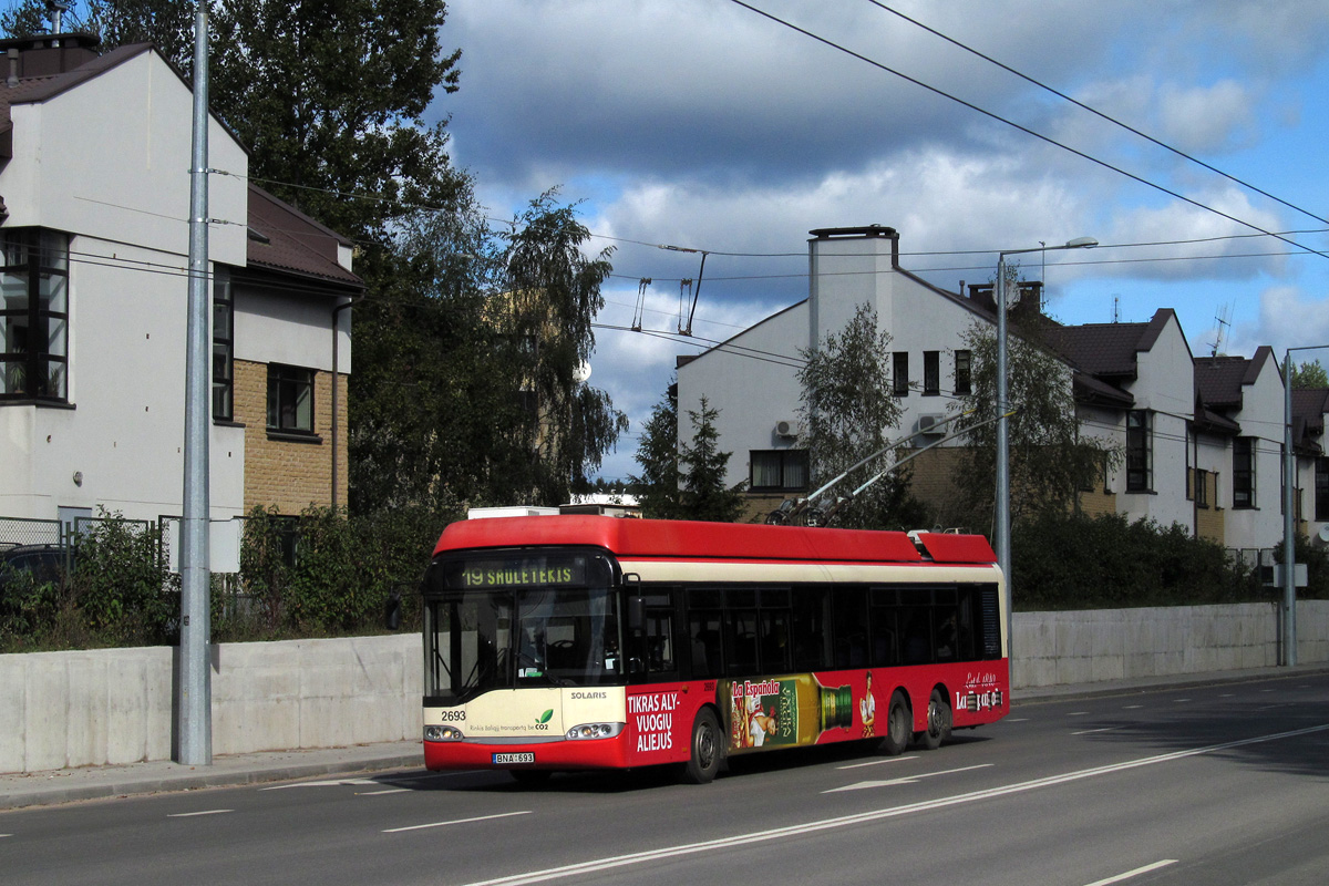 Вильнюс, Solaris Trollino II 15 AC № 2693