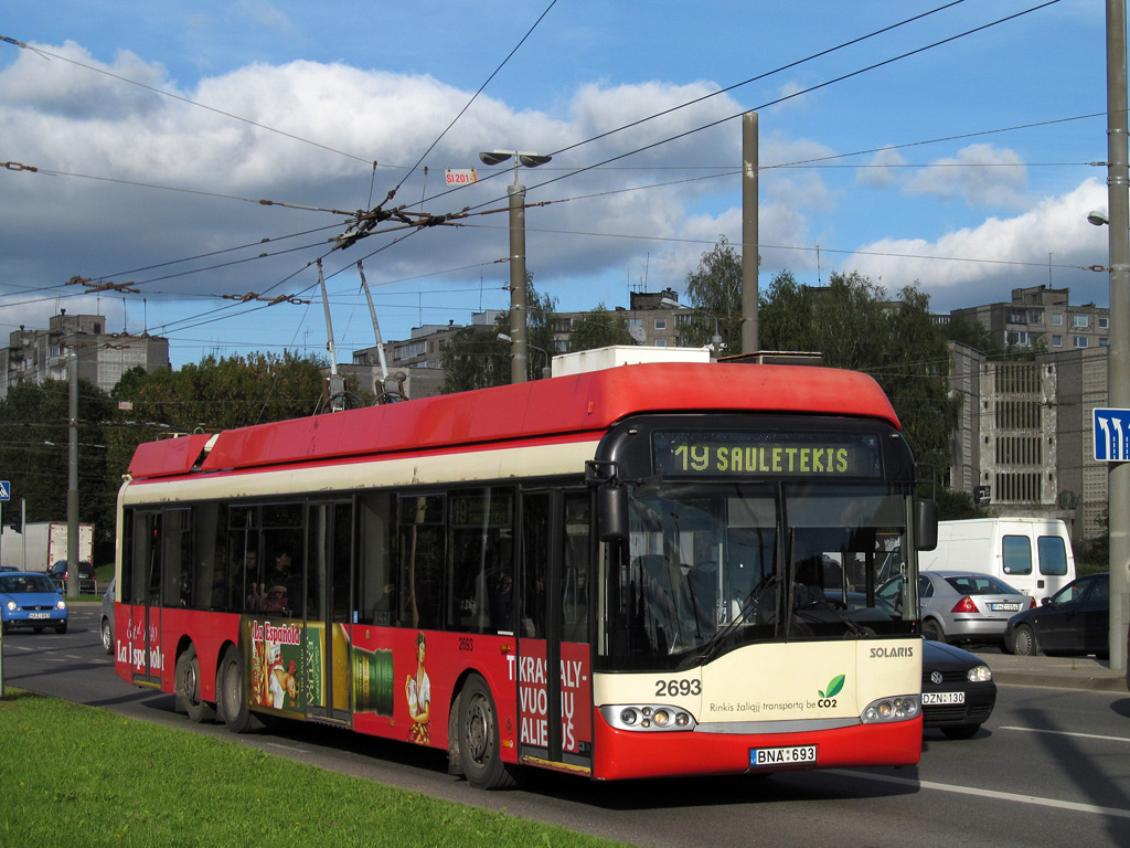 Вильнюс, Solaris Trollino II 15 AC № 2693
