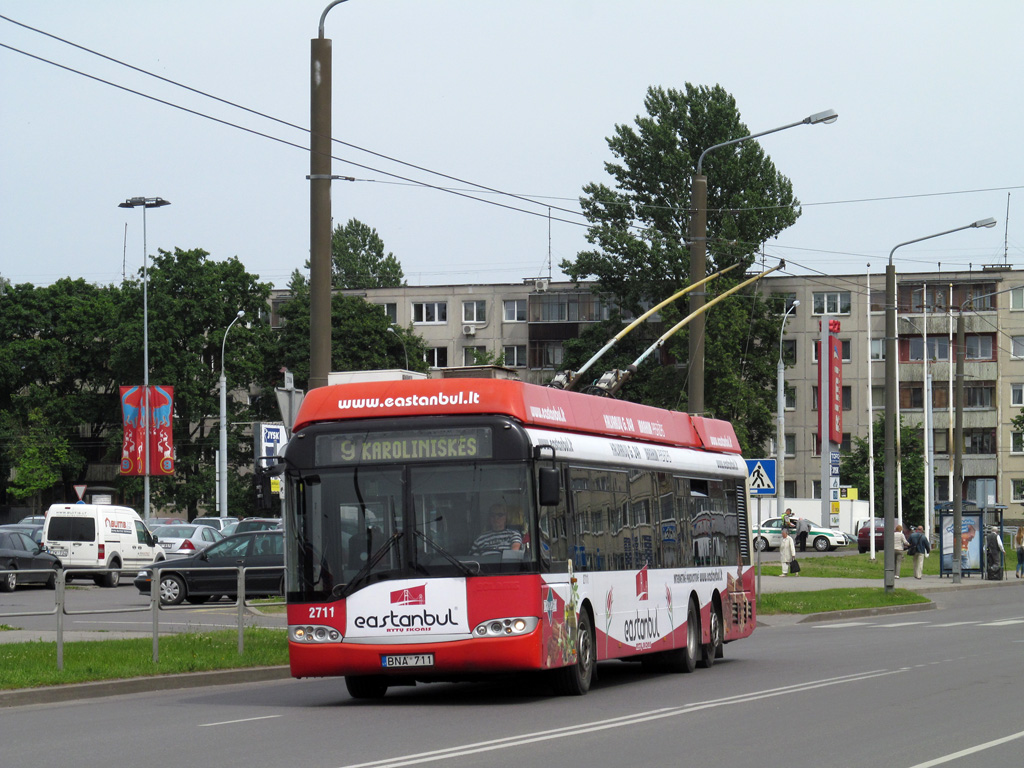 Вилнюс, Solaris Trollino II 15 AC № 2711