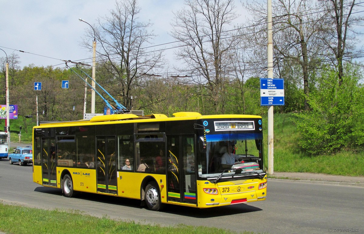 Черкассы, ЛАЗ E183D1 № 373