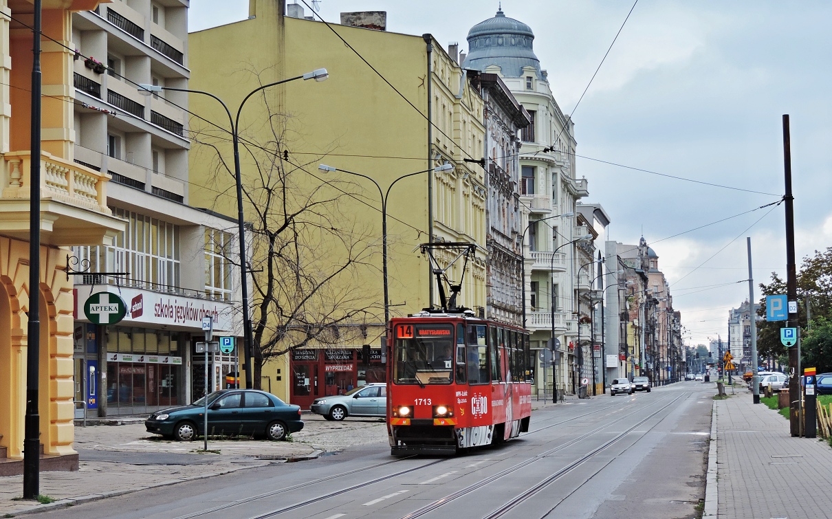 Лодзь, Konstal 805Na № 1713