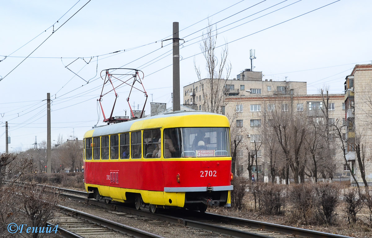 Волгоград, Tatra T3SU № 2702