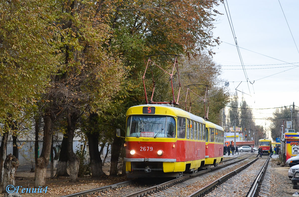 Волгоград, Tatra T3SU (двухдверная) № 2679