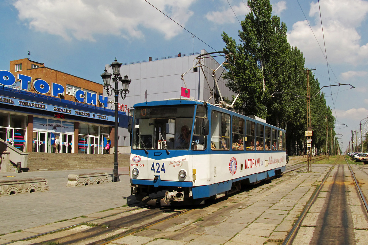 Запорожье, Tatra T6B5SU № 424