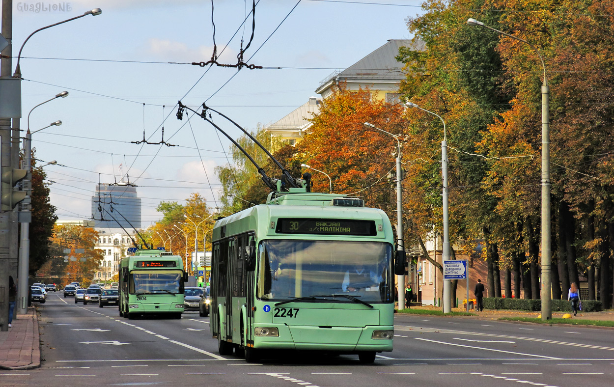 Минск, БКМ 321 № 2247; Минск, БКМ 333 № 2604