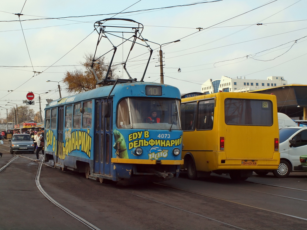 Одесса, Tatra T3R.P № 4073