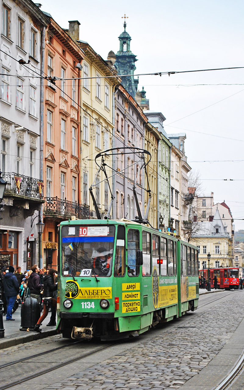 Львов, Tatra KT4SU № 1134