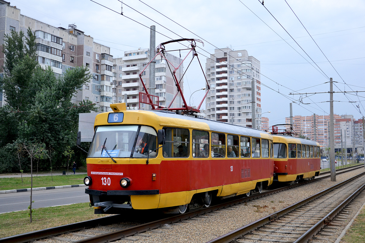 Краснодар, Tatra T3SU № 130