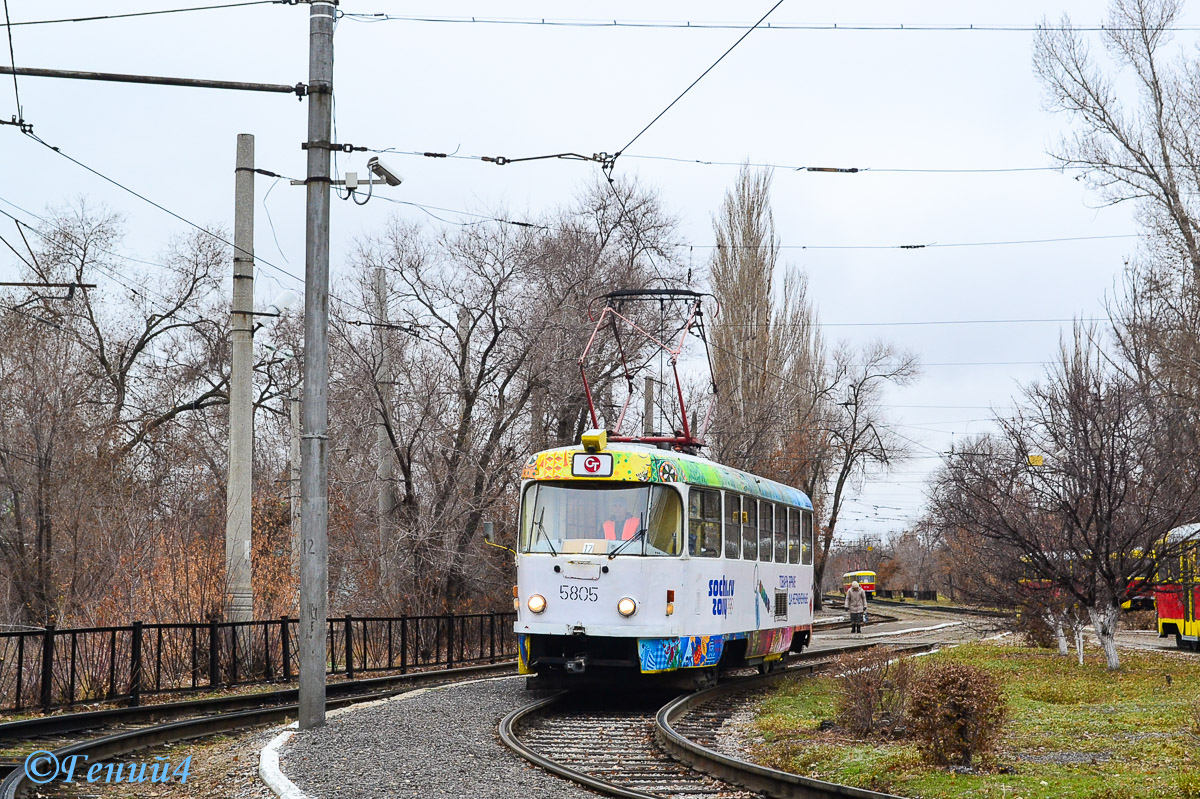 Волгоград, Tatra T3SU № 5805