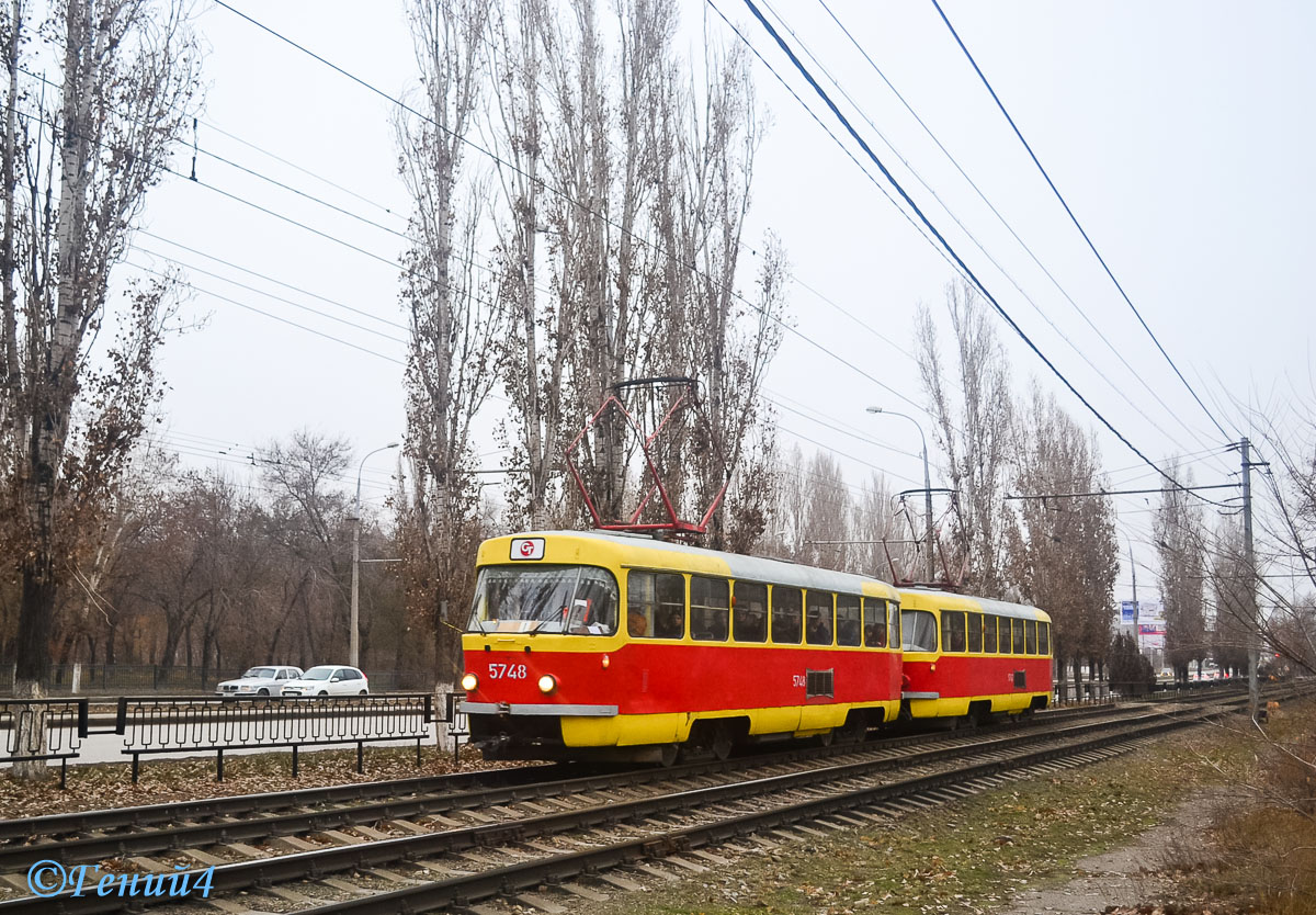 Волгоград, Tatra T3SU № 5748