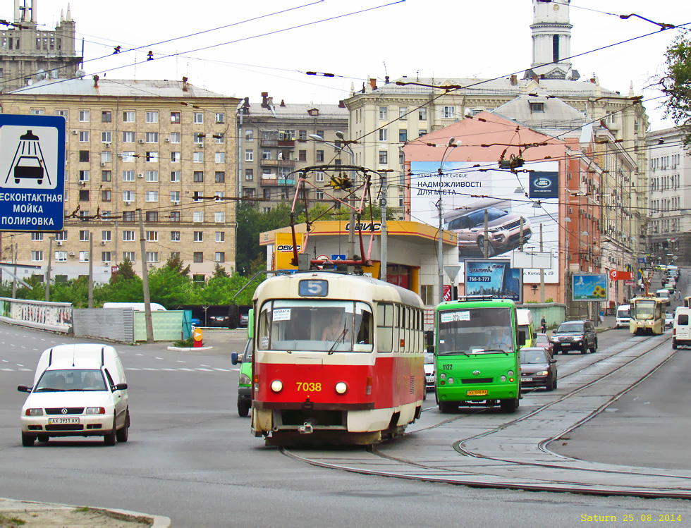 Харьков, Tatra T3SUCS № 7038