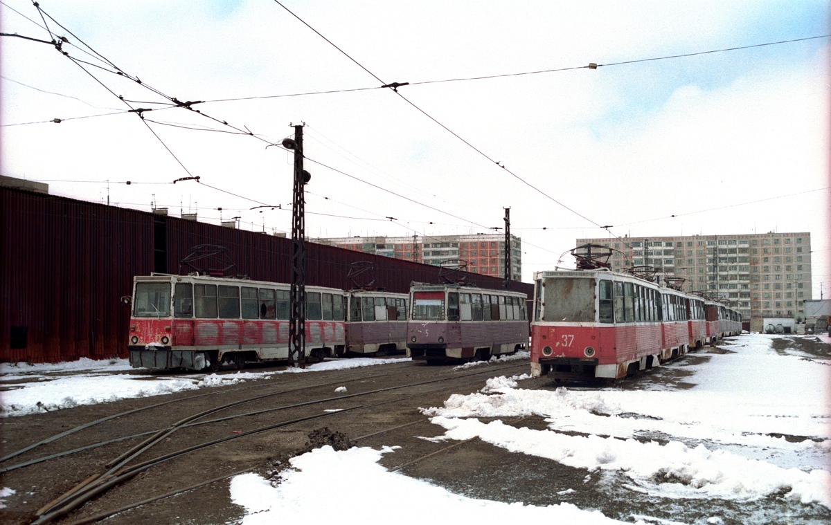 Темиртау, 71-605 (КТМ-5М3) № 37; Темиртау, ВТК-24 № 01; Темиртау, 71-605 (КТМ-5М3) № 15; Темиртау, 71-605 (КТМ-5М3) № 5