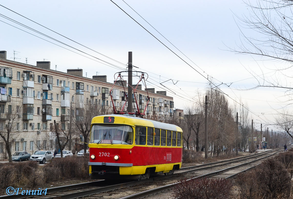 Volgograd, Tatra T3SU № 2702