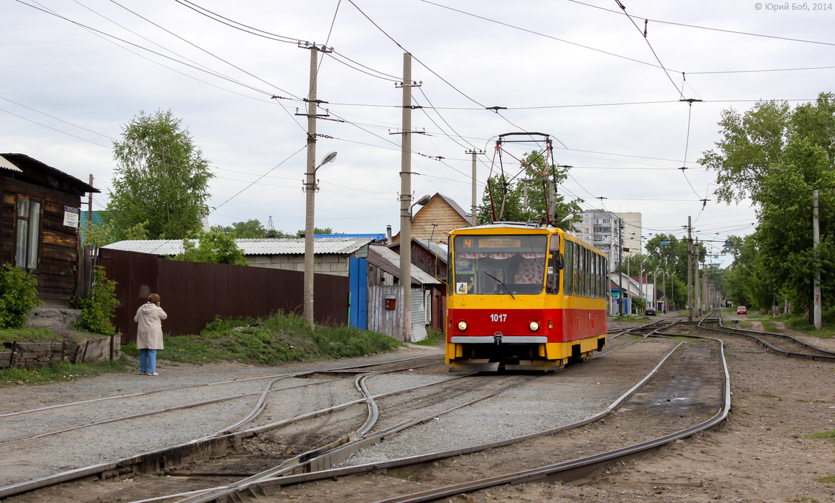 Барнаул, Tatra T6B5SU № 1017