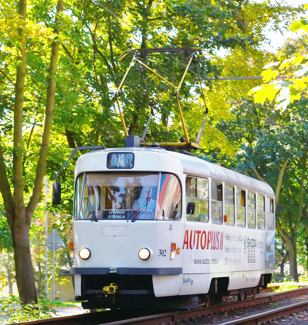 Мост ― Литвинов, Tatra T3M.3 № 302