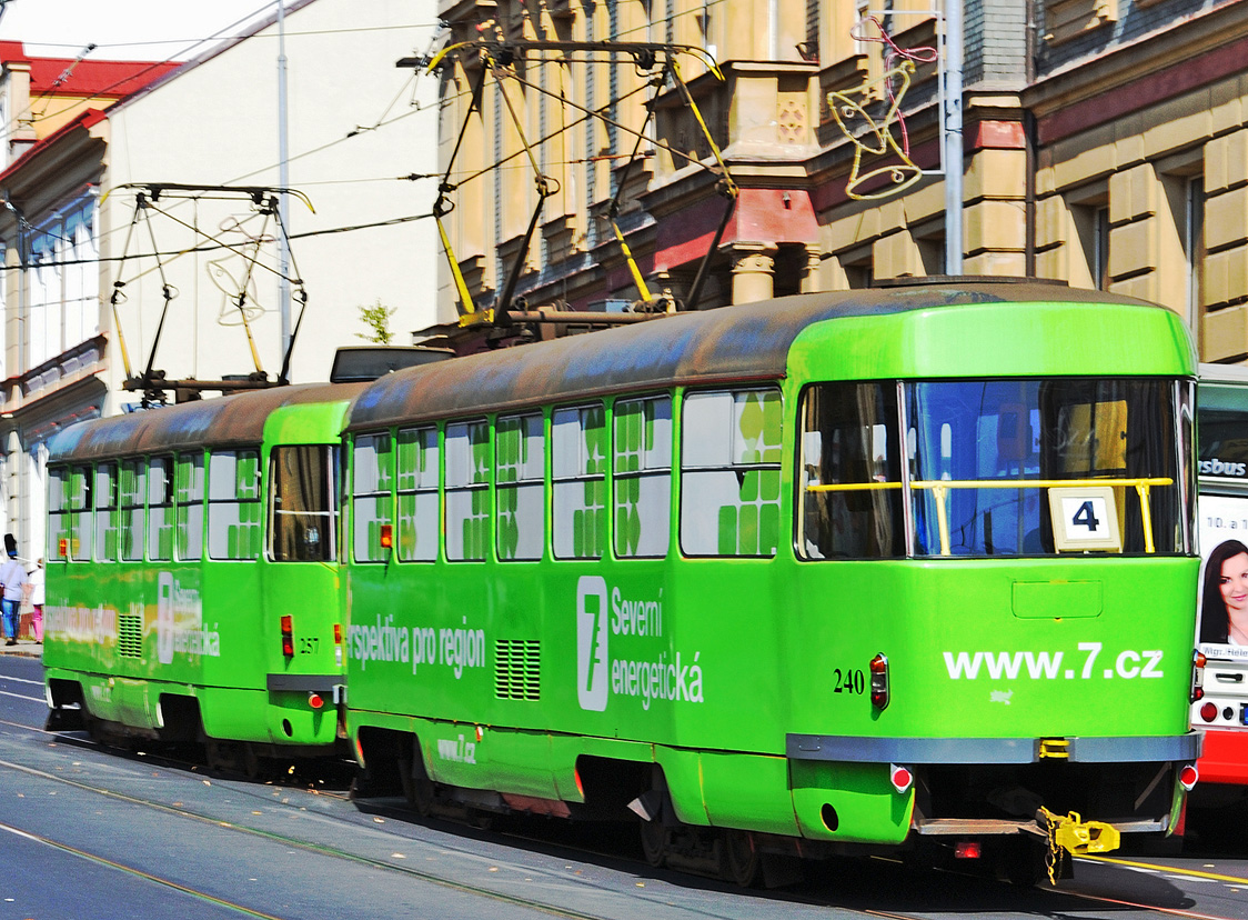 Мост ― Литвинов, Tatra T3M.3 № 240