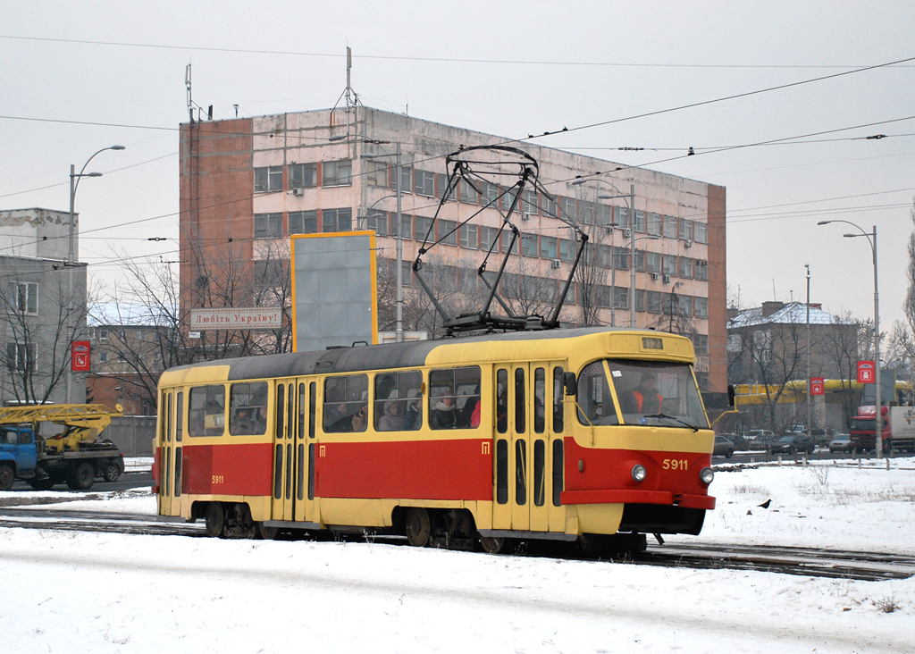 Киев, Tatra T3SU № 5911