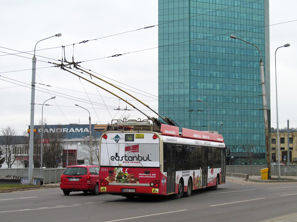 Вильнюс, Solaris Trollino II 15 AC № 2711