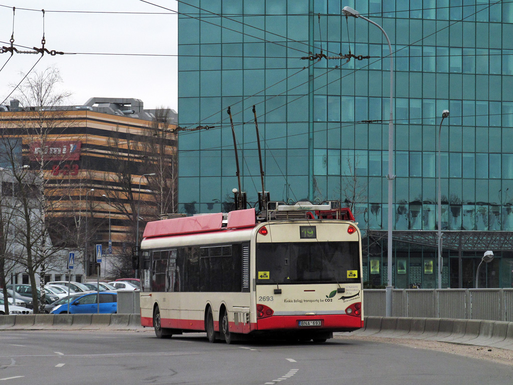 Вильнюс, Solaris Trollino II 15 AC № 2693
