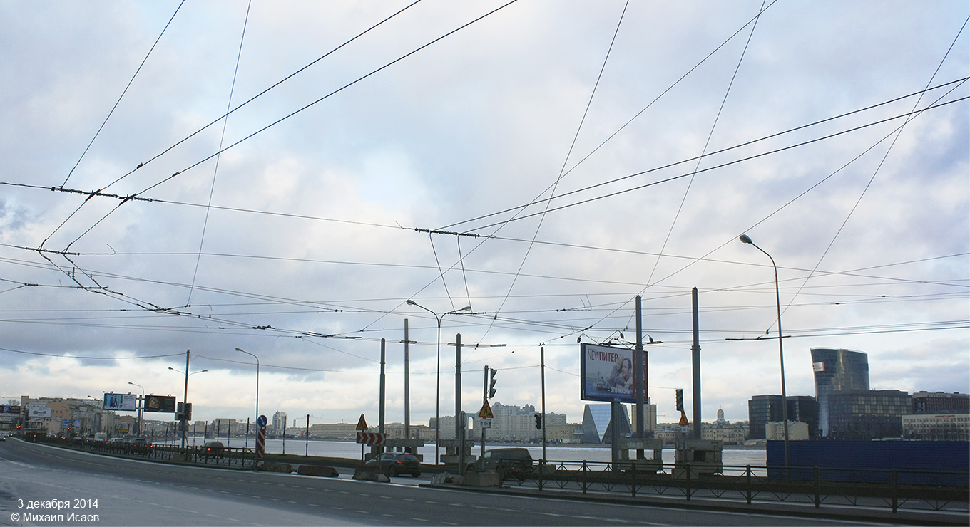 Sanktpēterburga — Overhead wiring and energy facilities; Sanktpēterburga — Trolleybus lines and infrastructure