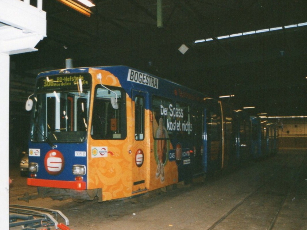 Бохум – Гельзенкирхен, Duewag M6S № 305 Бохум – Гельзенкирхен, Duewag M6S № 305