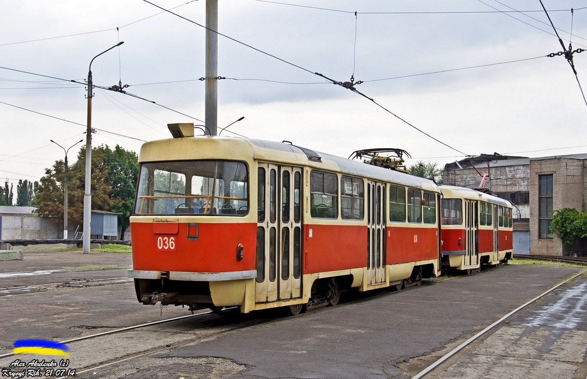 Кривой Рог, Tatra T3R.P № 036