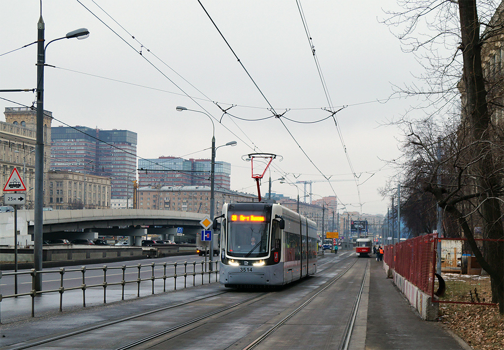 Москва, 71-414 (Pesa Fokstrot) № 3514