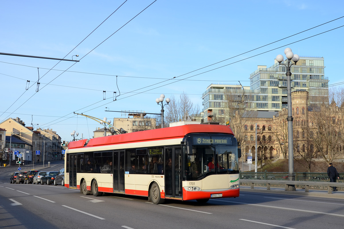 Вильнюс, Solaris Trollino II 15 AC № 1701