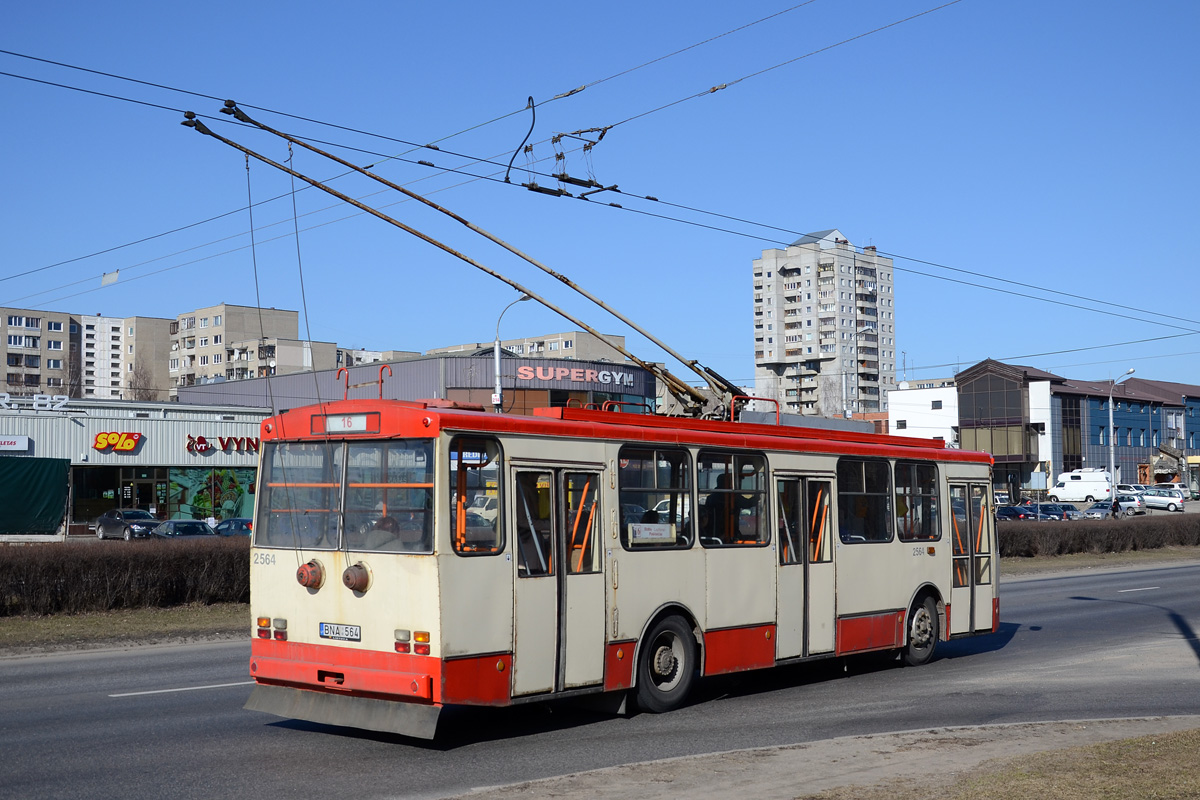 Вильнюс, Škoda 14Tr11/6 № 2564