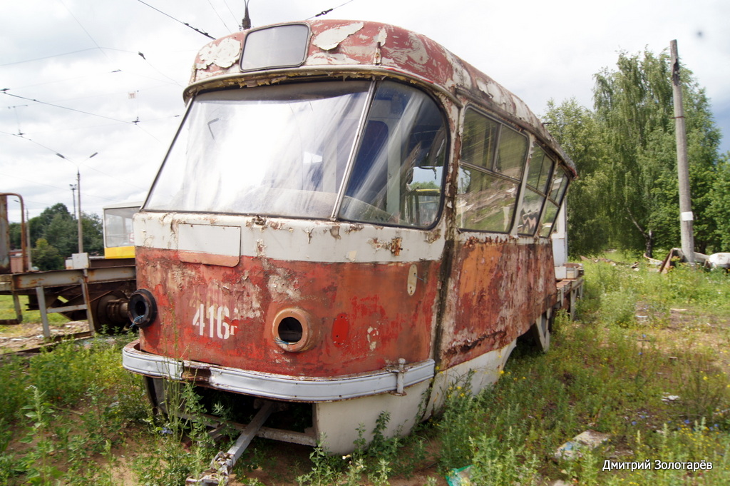 Тверь, Tatra T3SU (двухдверная) № 416; Тверь — Служебные трамваи и специальная техника